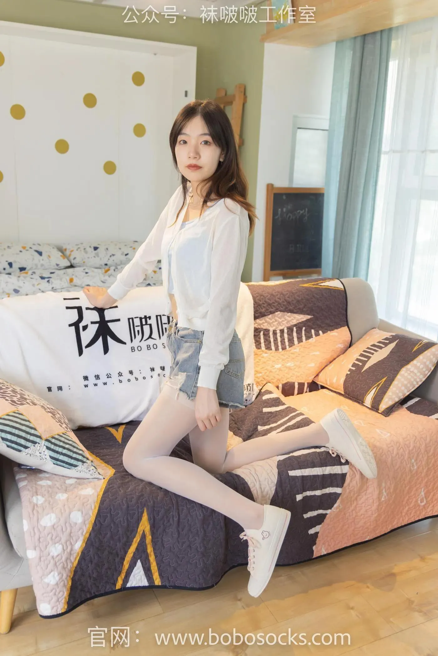 [BoBoSocks袜啵啵]NO.102 小甜豆-板鞋、白丝 [140P]插图4